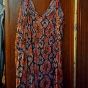 Pink flowery tank top